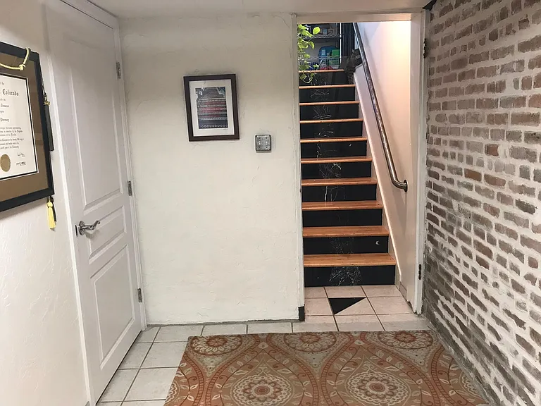 basement has beautiful exposed brick