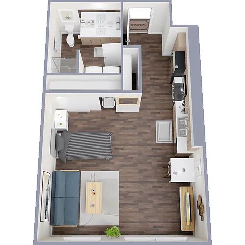 Floor plan Studio