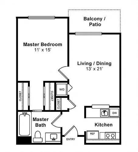 Floor plan Golden Gate