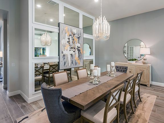 Model Representation Open, Formal Dining Room