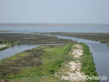 Birds eye view from waterfront
						:
						Birds eye view of Swan Quarter Bay - on left are harbor and boats