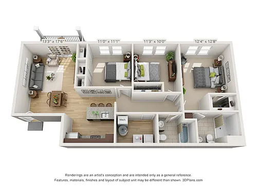 Floor plan 204