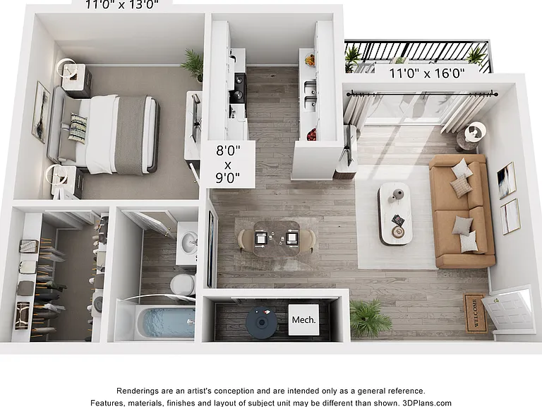 Deerfield Floor Plan | 1 Bedroom 1 Bath | 642 sq ft | Fox Point in Old Farm | Apartments in SLC Deerfield Floor Plan | 1 Bedroom 1 Bath | 642 sq ft | Fox Point in Old Farm | Apartments in SLC