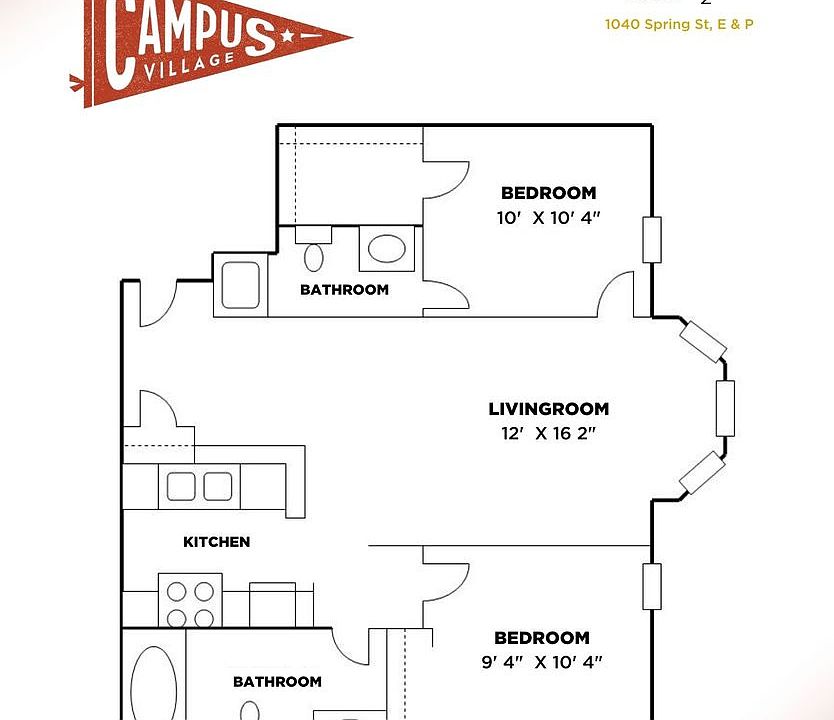 2nd image of 1040 Spring St APT P