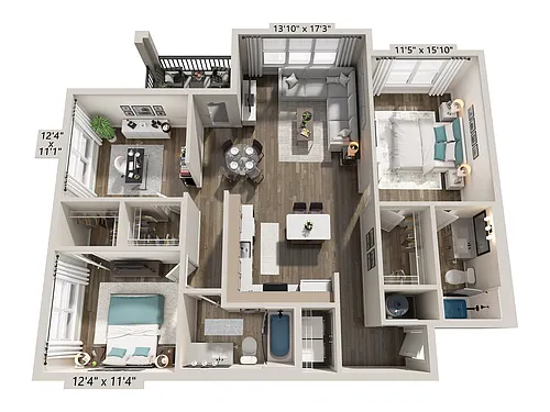 Floor plan C1