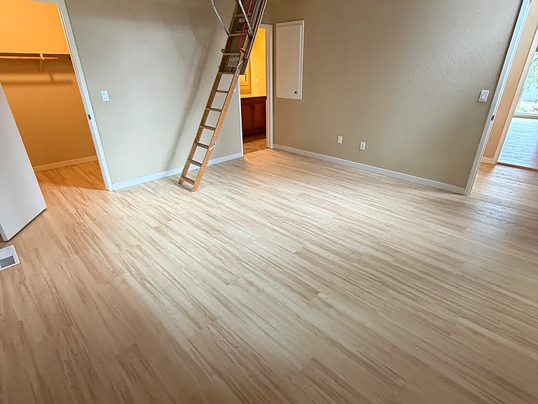 2nd bedroom with attached bathroom, walk in closet and entrance to the loft bedroom!