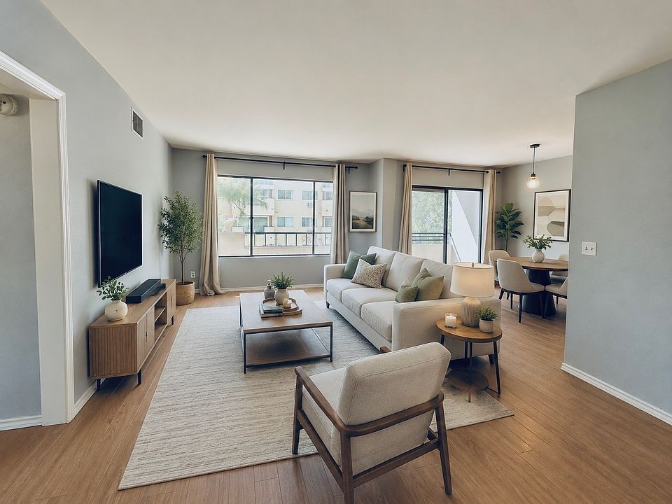 Virtually staged Living Room