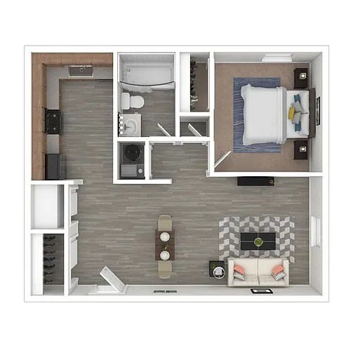Floor plan 1X1