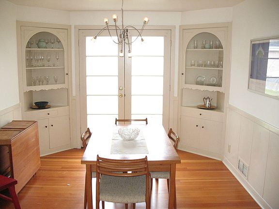 Dining Room with Built-In China Cabinets