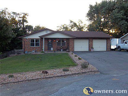 Front of house - over-size 2 car garage