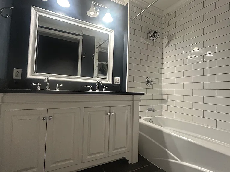 2nd floor full bathroom - double vanity sink