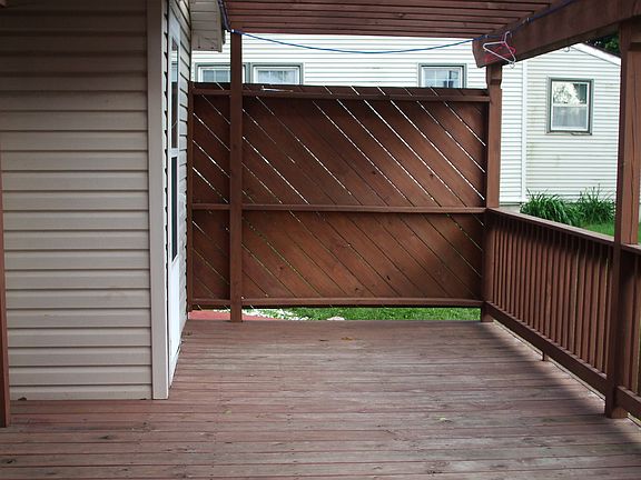 Deck area to back door