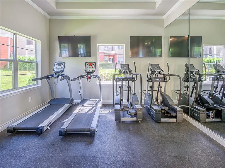 Fitness center cardio room