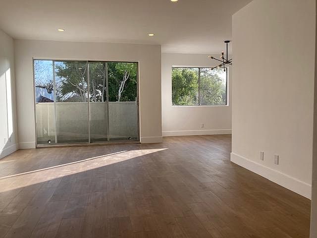 Large living room and dining area