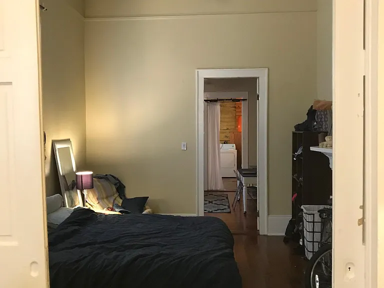 1st bedroom with pocket door
