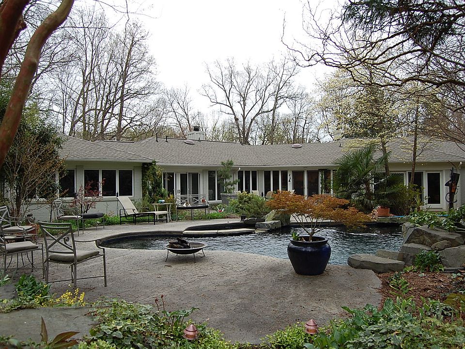 Back with pool/spa