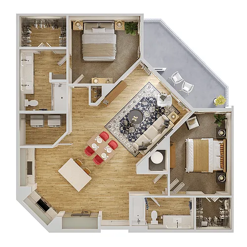 Floor plan B6