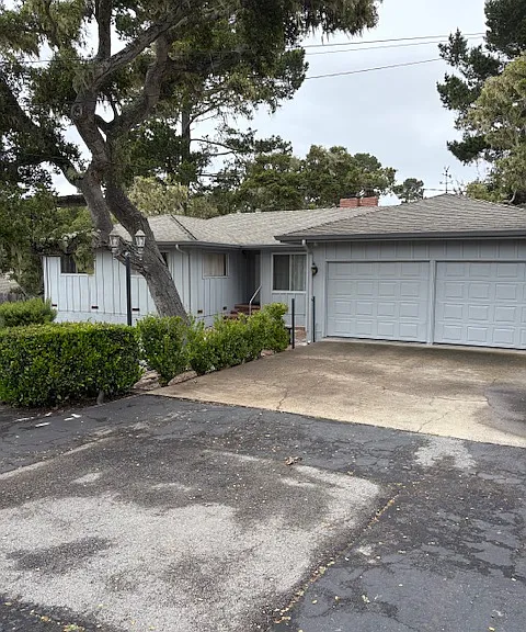 2 car garage with remote controls.