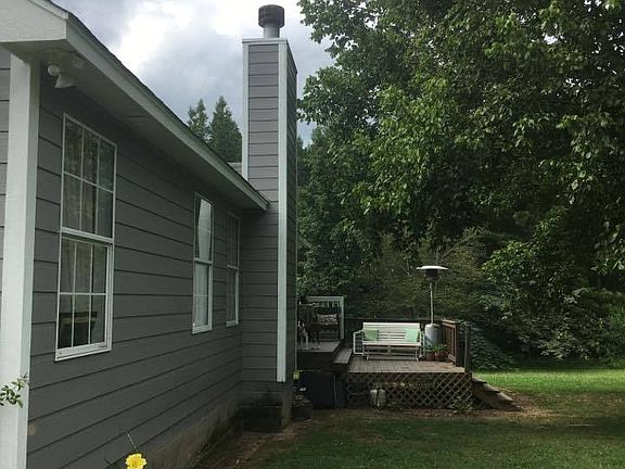 Back yard side view 