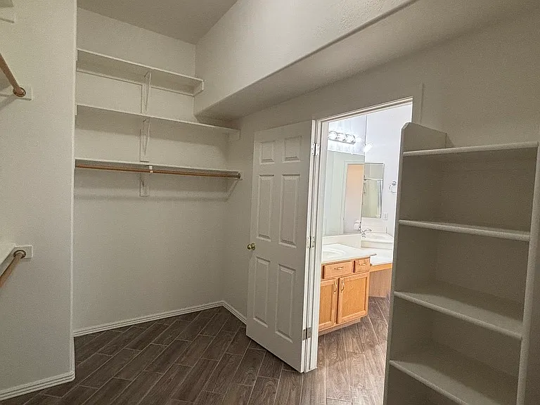 Large walkin closet