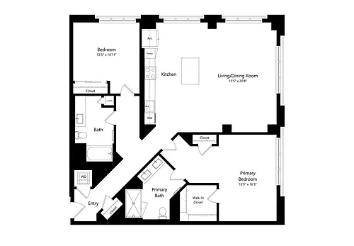 Floor plan 2J1