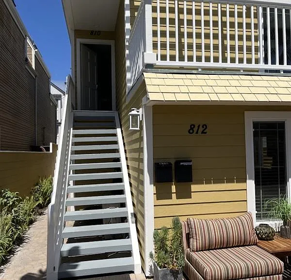 Stairs to upstairs unit