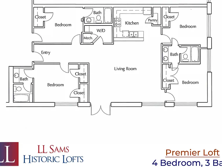 Premier 4-3 Floor Plan Premier 4-3 Floor Plan