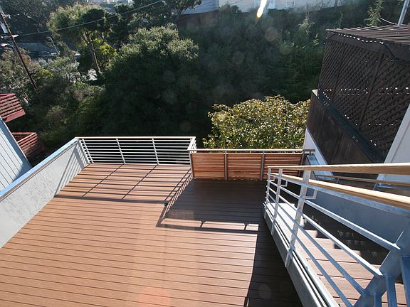 Master bedroom sun deck