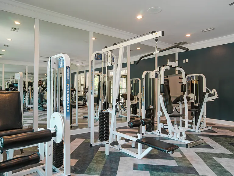 Fitness Center with Strength Training Equipment