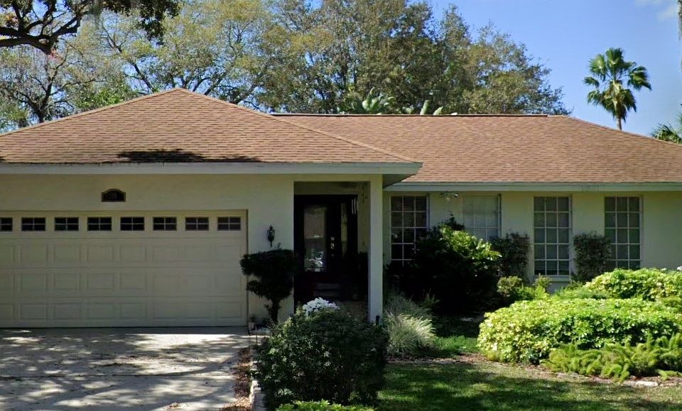 Front of home- private entrance to left