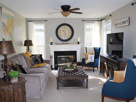 Wood Burning Fireplace
