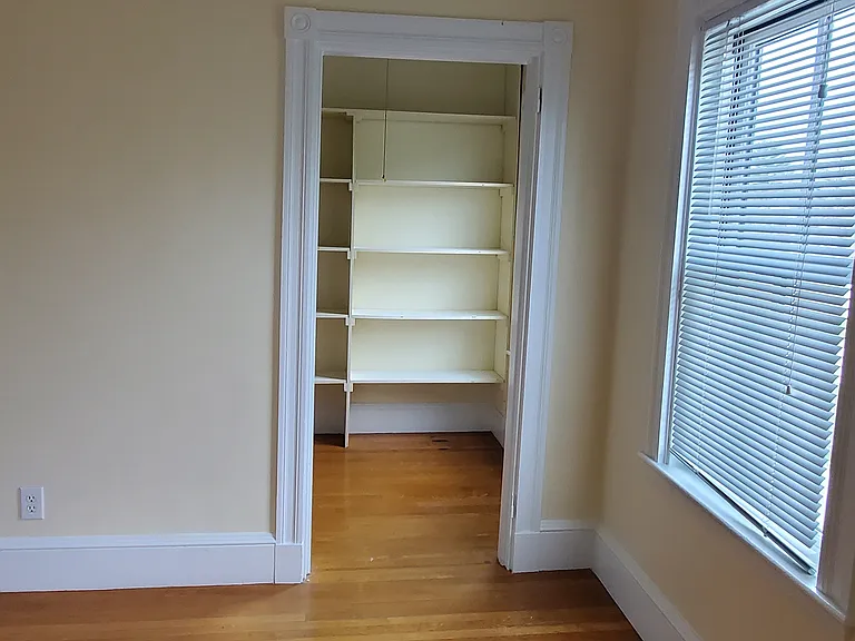 Front bedroom with walk-in closet
