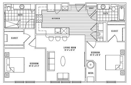 Floor plan B8