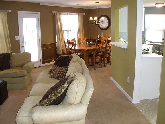 Wide open floor plan with lots of natural light