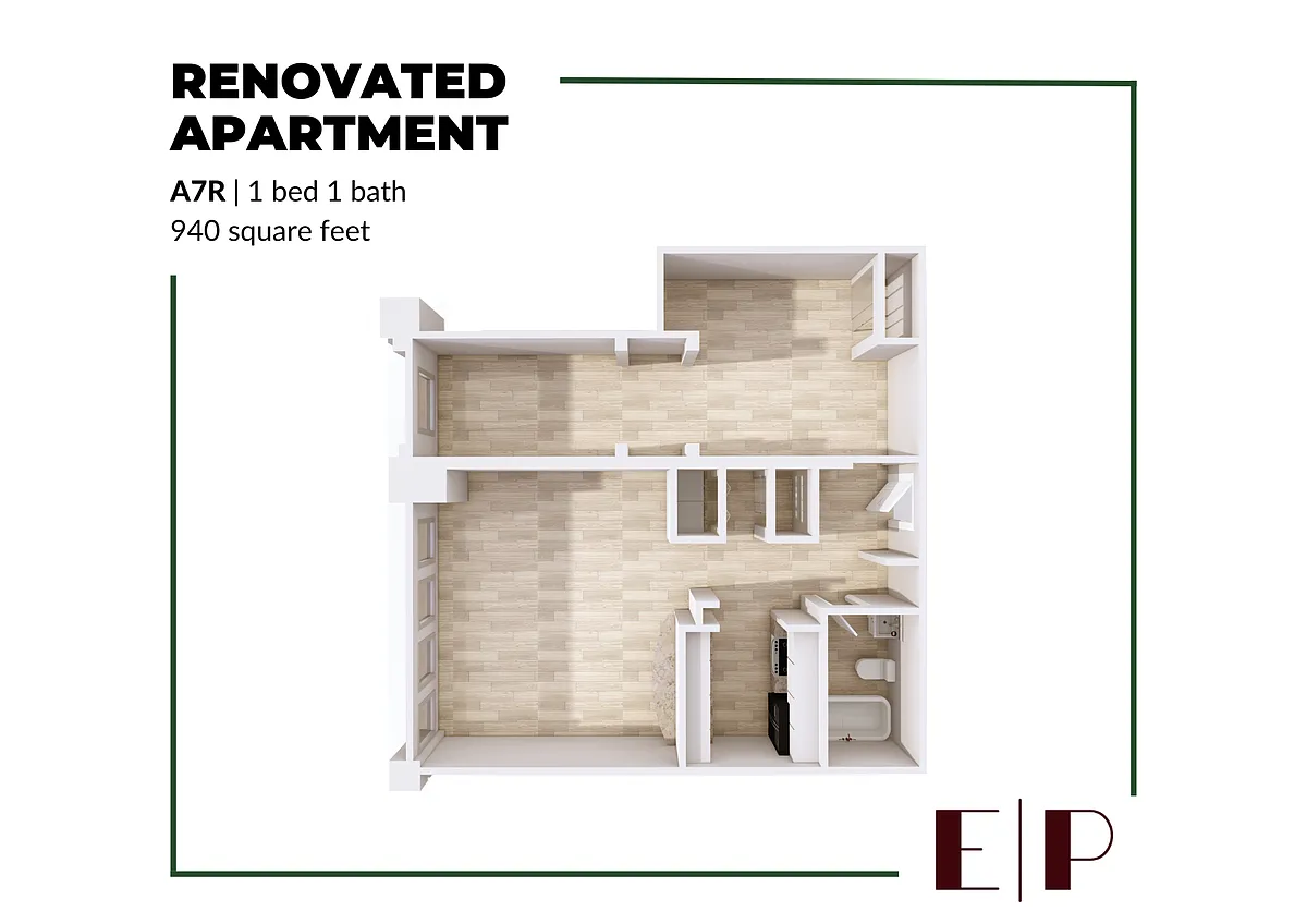 Floor plan A7 Renovated