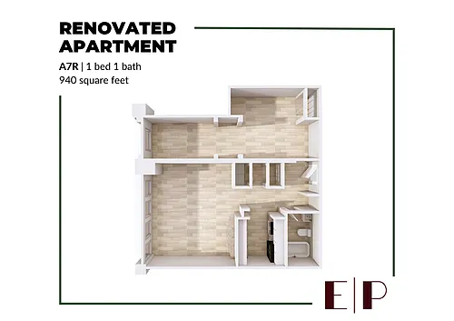 Floor plan A7 Renovated
