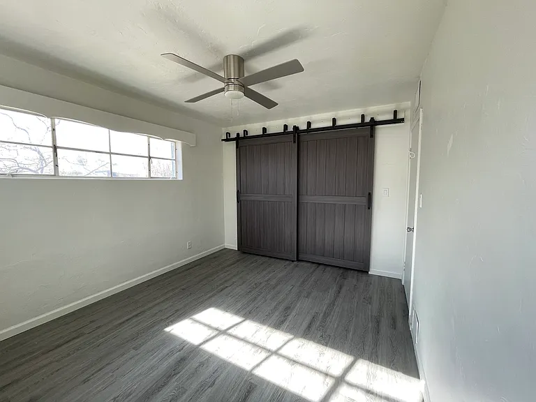 New flooring throughout the home, barn doors in each bedroom