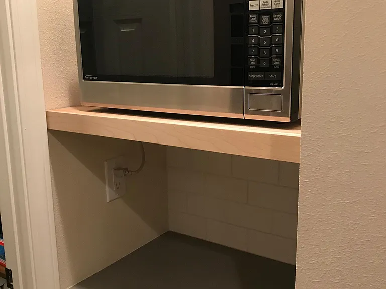 Separate area with full pantry room