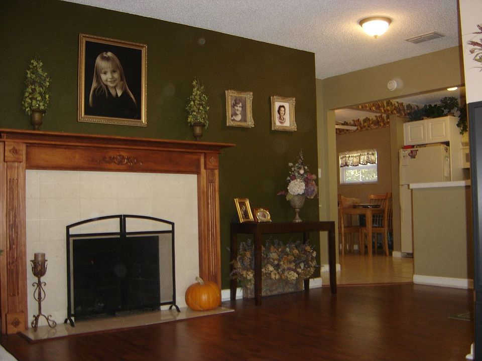 Beautiful woodburning fireplace!