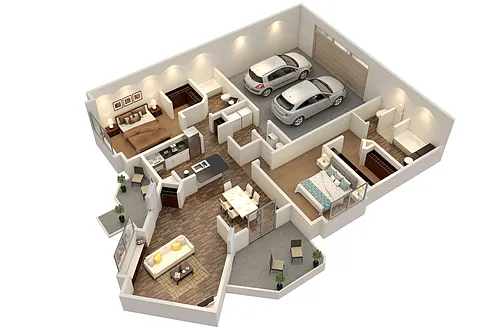 Floor plan Sneffels