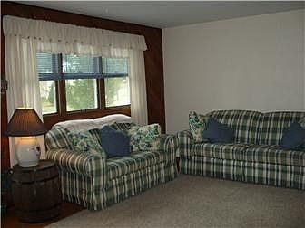 Well lit living room