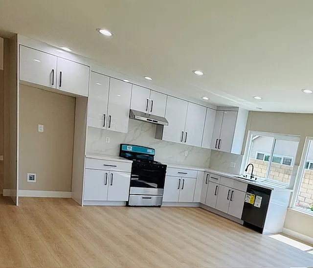 New kitchen cabinets and new appliances