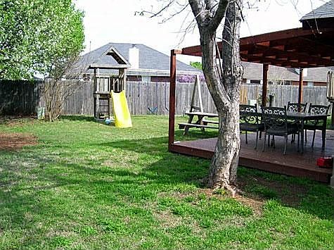 View from the side yard