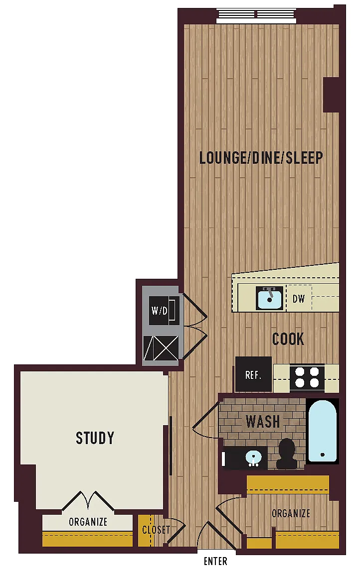 Floor plan SD3 + Den