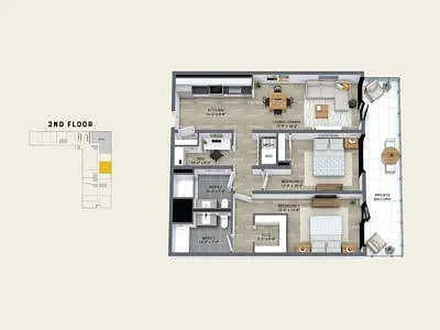 Floor plan 618