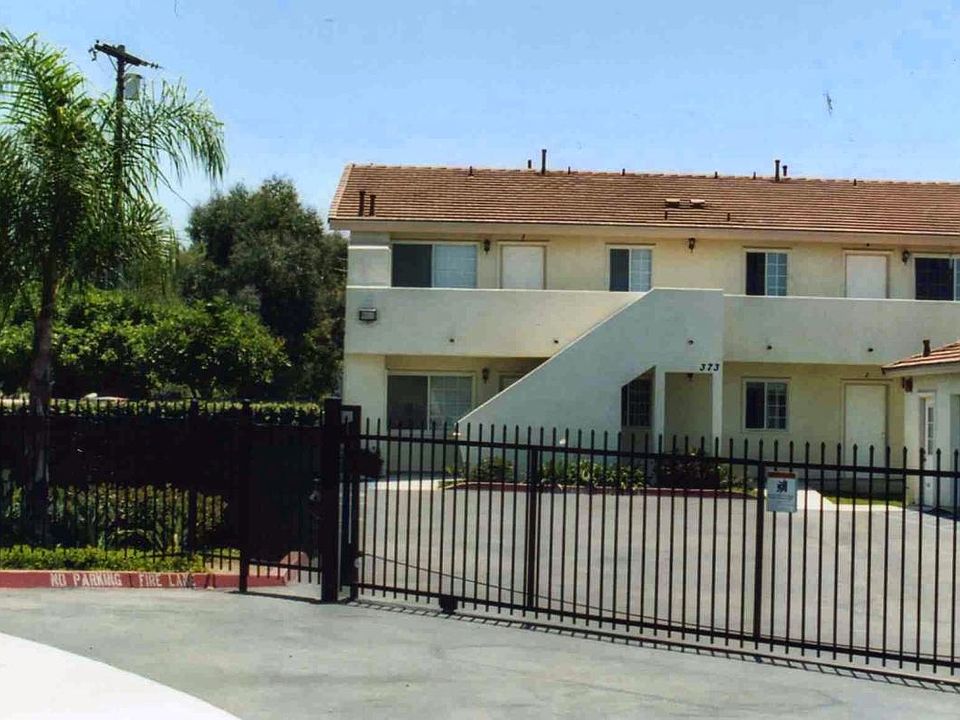 Privacy gated - 373 Pala Vista Drive #4, upstairs unit on right side.