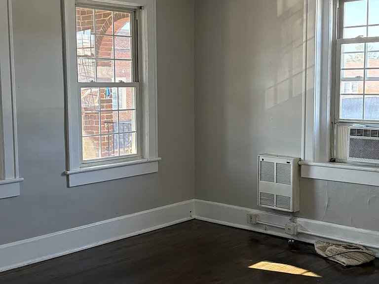 Living room overlooking Main St in Salem
