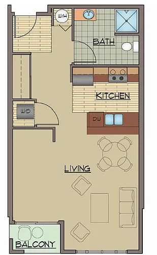 Floor plan STUDIO A