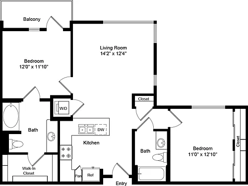 Floor plan B50