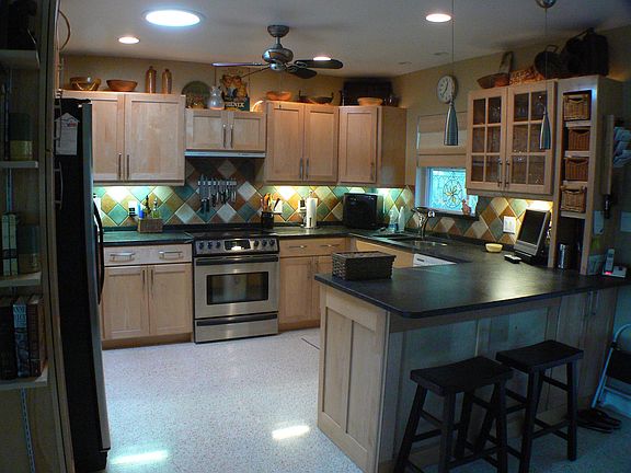 spacious kitchen
